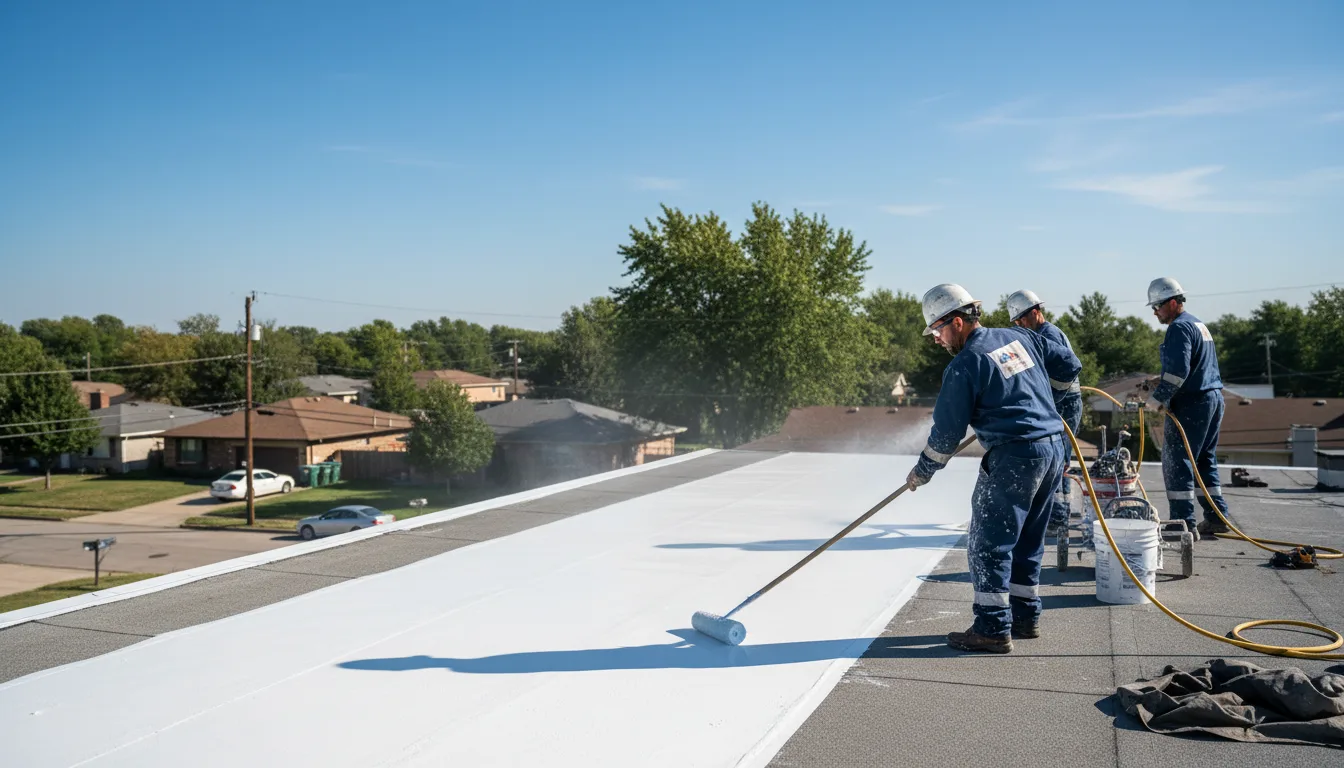 Commercial roof coating in Jumpertown, MS near me